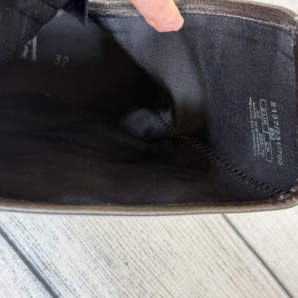 Zara Girl's Distressed Motto Biker Boots Size 32 - Picture 7 of 10